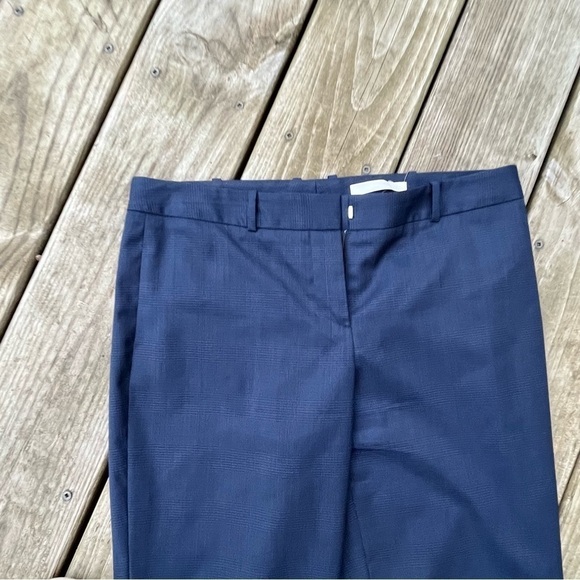 NWOT $275 Hugo Boss navy slacks trousers pants slim leg - career office size 2 - Picture 5 of 9